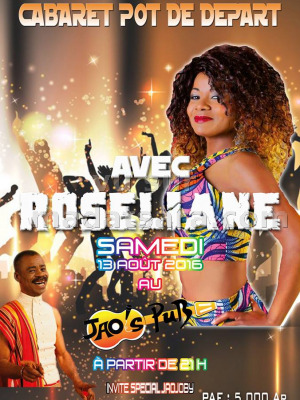 Roseliane - cabaret pot de départ au Jao's Pub