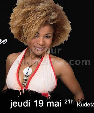 Roseliane en concert au Kudeta