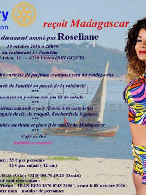 Roseliane - souper dansant au restaurant Le Franklin Virton Belgique