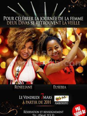 Roseliane et Eusebia au Jao's Pub