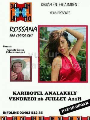 Rossana en cabaret Karibotel Twenty Six 26