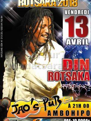 Rotsaka 2018 avec Din rotsaka en concert JAO'S PUB