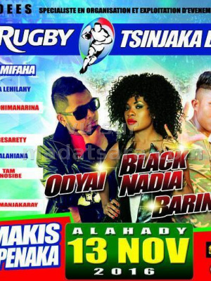 Rugby tsinjaka be avec Odyai‍, Black Nadia‍, Barinjaka‍ & Mijah‍ - Kianja Makis Andohatapenaka