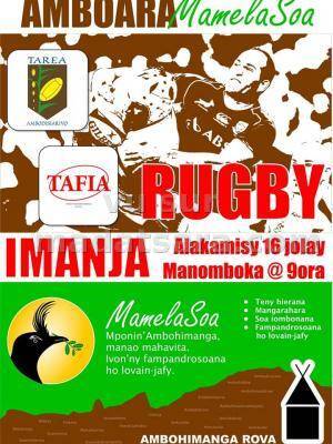 Rugby Amboara Mamelasoa Imanja Ambohimanga Rova