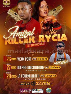 Rycia & Dirty Killer Vieux Port Nosy-Be - Djembe Discothèque Ambatoloaka Nosy Be - Madagasikara - fourmi beach