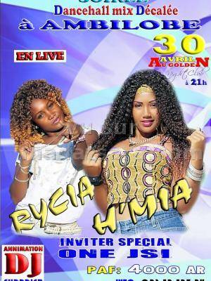 Rycia & H'Mia - Soirée dancehall mix décalée à Ambilobe