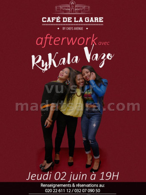 RyKala Vazo after work au Café de la Gare