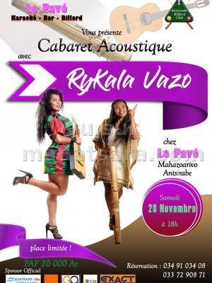 RyKala Vazo cabaret acoustique Le Pavé Mahazoarivo Antsirabe
