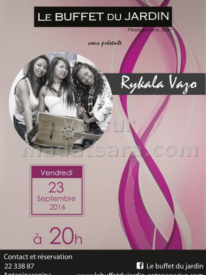 RyKala Vazo‍ en concert au Buffet du Jardin Antaninarenina‍