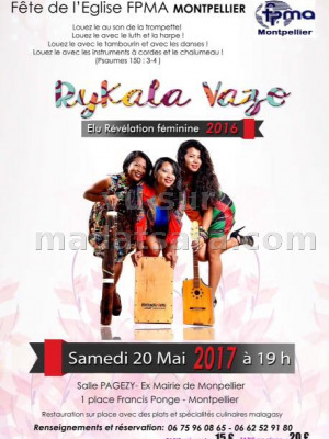 RyKala Vazo‍ en concert - Salle Pagezy Montpellier