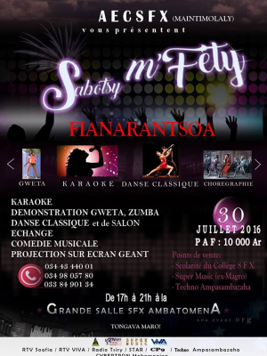Sabotsy M'Fety - ARCSFX Fianarantsoa - Grande salle SFX Ambatomena