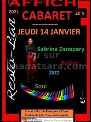 Sabrinah Affiche Resto Bar Toamasina