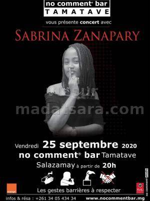 Sabrinah en concert No Comment Bar Toamasina
