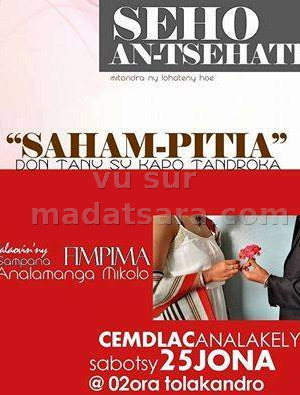 Saham-pitia - Don Tany sy kapo tandroka - seho an-tsehatra - Cemdlac Analakely