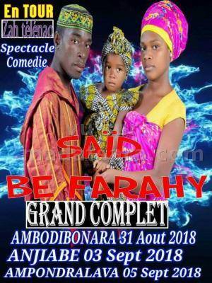 Said Be Farahy spectacle comédie
