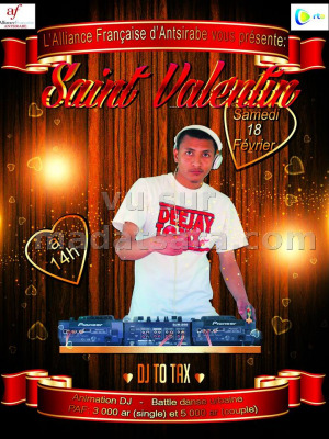Saint-Valentin avec DjTo Tax‍ - AF - Alliance Française d'Antsirabe‍
