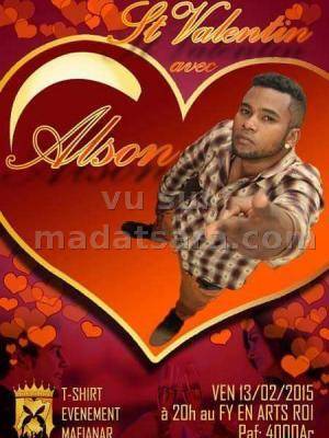 Saint Valentin avec Alson au Fy en Arts Roi Fianarantsoa