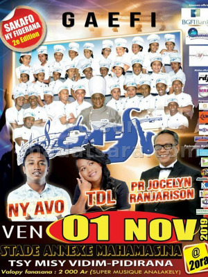 Sakafo ny fiderana 2è édition - Rojo Ny Avo‍ TDL - True Direction Life‍ Jocelyn Ranjarison‍ - Stade Annexe Mahamasina‍