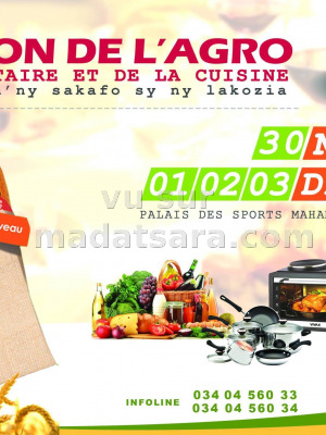 Salon de l'Agro alimentaire et de la cuisine - Palais des Sports Mahamasina‍