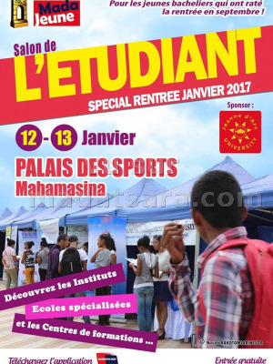 Salon de l'étudiant spécial rentrée Janvier 2017 - Palais des Sports Mahamasina‍