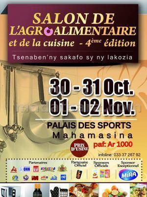 Salon de l'agroalimentaire et de la cuisine - 4ème édition au Palais des Sports Mahamasina