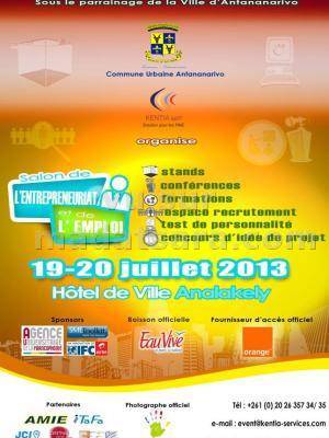 Salon de l'entrepreunariat et de l'emploi à l'Hotel de Ville Analakely