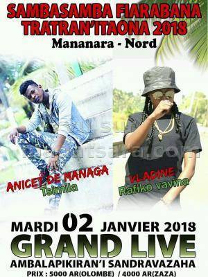 Sambasamba fiarahabana tratry ny taona 2018 avec Vladine V8 & Anicet