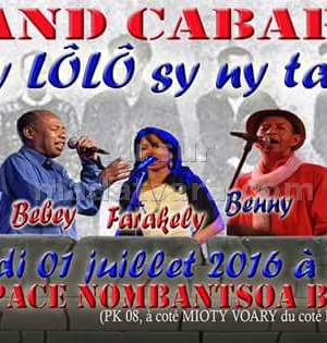 Sammy, Bebey, Farakely, Benny & Sefo - Grand cabaret Revy Lôlô sy ny tariny - Espace Nombantsoa By-Pass