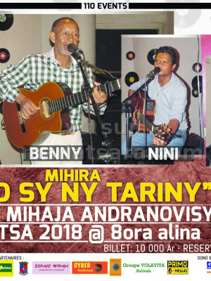 Sammy‍ , Benny‍ , Nini Kolibera‍ & Sefo Nonoh‍ mihira Lolo sy ny tariny‍ - Espace Mihaja Andranovisy