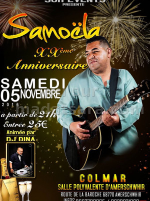 Samoela‍ 20è anniversaire - Salle Polyvalente d'Amerschwir Colmar
