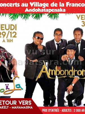 Samoela‍ & AmbondronA‍ en concert au Village de la Francophonie Andohatapenaka‍