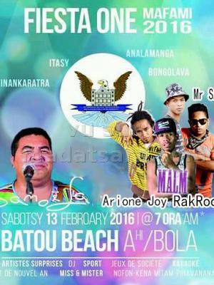 Samoela, Arione Joy, Mr Sayda, Malm et Rak Roots - Fiesta One MAFAMI 2016 au Batou Beach