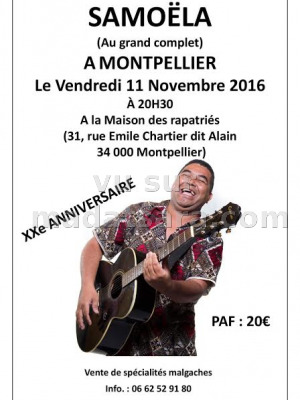 Samoela‍ au grand complet à Montpellier Maison des rapatriés