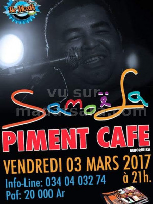 Samoela‍ en concert au Piment Café Behoririka‍