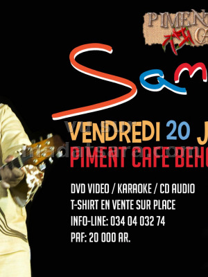 Samoela‍ en concert Piment Café Behoririka‍