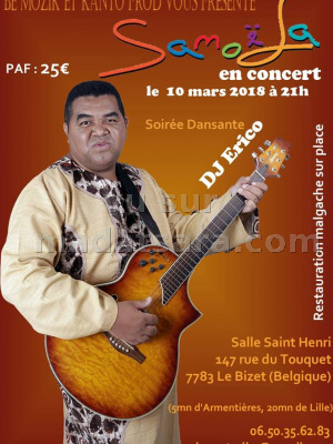 Samoela‍ en concert Salle Saint Henri Le Bizet