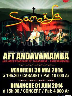 Samoëla en cabaret concert à l'AFT Andavamamba