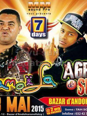 Samoëla et Agrad &amp; Skaiz en concert au Bazar d'Andoharanofotsy