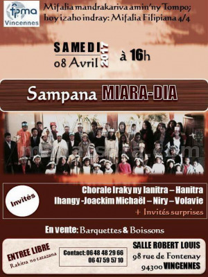 Sampana Miara-dia - Salle Robert-Louis Vincennes