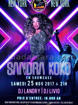 Sandra Koko en show case New York New York Tamatave