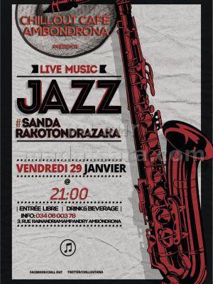 Sansa Rakotondrazaka - Live music Jazz - Chillout Café Ambondrona