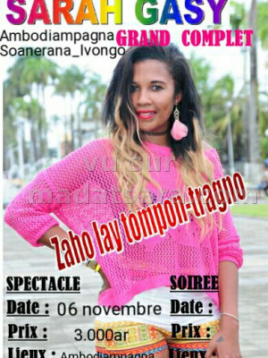 Sarah Gasy‍ grand complet Ambodiampagna Soanierana Ivongo