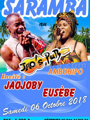 Saramba‍ au JAO'S PUB‍ invité Jaojoby‍