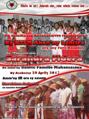 Sarandra fidera - KTLM Akon'ny Lanitra - Sainte Famille Mahamasina‍