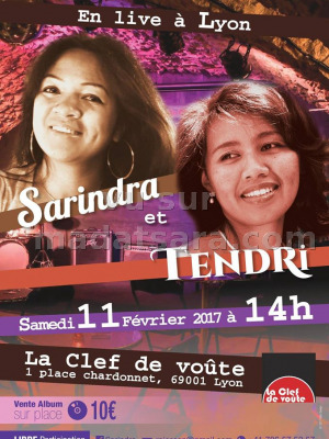 Sarindra‍ & Tendri en live - La Clef de la Voute Lyon