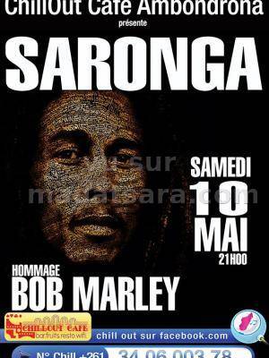 Saronga hommage à Bob Marley en concert au Chillout Café Ambondrona
