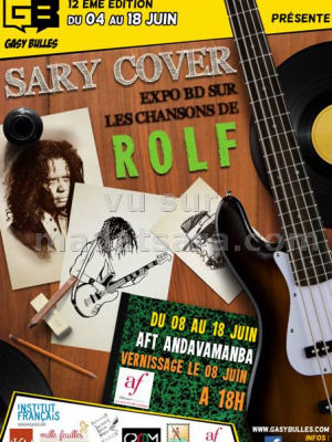 Sary cover - Expo BD sur les chansons de ROLF - AFT Andavamamba