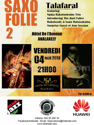 Saxo folie 2 - Hotel de l'Avenue (HDA) Analakely‍
