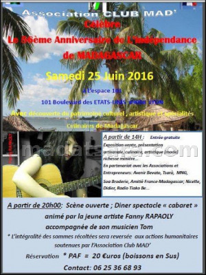 Scène ouverte, Diner spectacle cabaret - Association Club Mad - Espace 101 Lyon