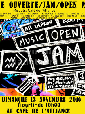 Scène ouverte / Jam / Open Mic - AF - Alliance Française d'Antsirabe‍